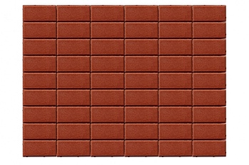 Брусчатка 200х100х60 Ярко-красный