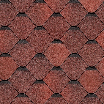 Гибкая черепица Docke Premium Ницца Клубника SBS Модифицированная (1кв.м) Гибкая черепица Docke Premium Ницца Клубника SBS Модифицированная (1кв.м)