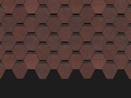 Гибкая черепица Premium, Кёльн, Зрелый каштан Гибкая черепица Premium, Кёльн, Зрелый каштан