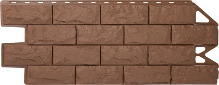Фасадная панель Фагот ЭКО, цвет Терракотовый