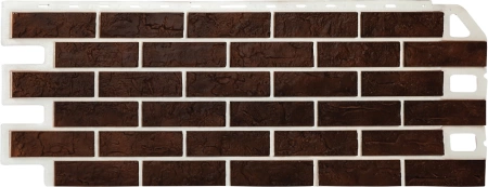 Фасадная панель Кирпич Рустикальный, цвет 06 Фасадная панель Кирпич Рустикальный, цвет 06