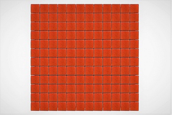 Квадрат 500x500х70 Красный