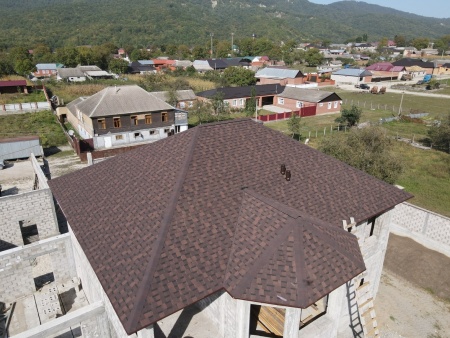 Ламинированная черепица Серия Dragon Premium, зрелый каштан